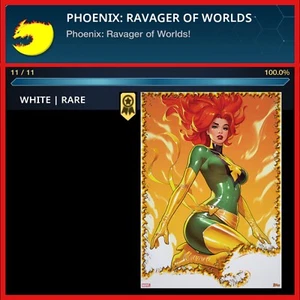 PHOENIX: RAVAGER OF WORLD RARO JUEGO DE 11 CARTAS + PREMIOS-TOPPS COLECCIÓN MARVEL - Imagen 1 de 1