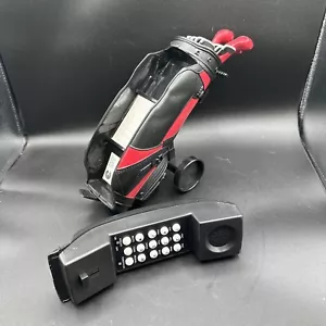 Vintage MICROTEL Golf Bag Telephone Phone Landline-Golf Ball Push Button Dialing - Picture 1 of 9