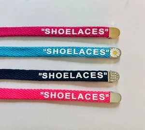 Neue Schnürsenkel Clips für Shoelaces / Gold / Silber / Ein Set / 5 Stück - Picture 1 of 5