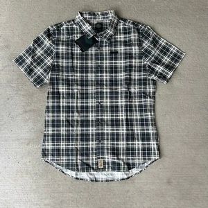 Harley Davidson Black Label Men’s Plaid Flannel Shirt XL Slim Fit Button Front - Picture 1 of 9