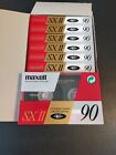 Lotto 10 X Maxell SX II 90 Cassette Vergini Nuove Sigillate - Tapes Kassetten