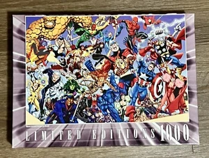 RARE Marvel Limited Editions Jigsaw Puzzle 1000 Pieces - Complete - Picture 1 of 1