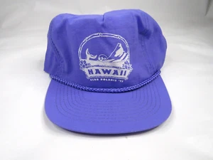 Vintage Unworn Hawaii Adjustable Hat w/ Hat Band - 1995 - Club Polaris - Mohr's - Picture 1 of 4