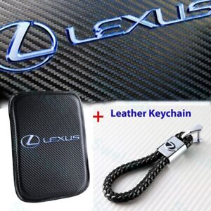 Set For Lexus Racing Car Center Armrest Cushion Mat Pad Cover Black Combo Set