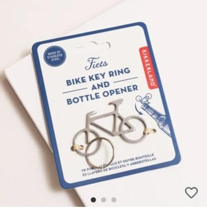 Stainless Steel Bike Keyring and Bottle Opener - Picture 1 of 3