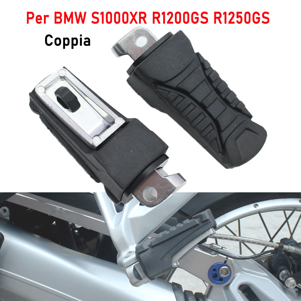 Copertura In Gomma Per Poggiapiedi Moto - 2 Pezzi, Per R1200GS 2014-2017, Nero - Foto 13