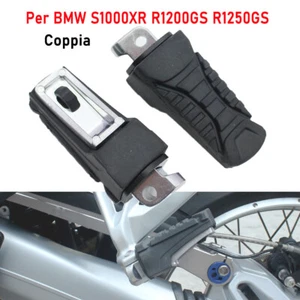 Poggiapiedi Posteriore Per BMW R1200GS LC R1250GS ADV S1000XR C650 Rear Footrest - Picture 1 of 9