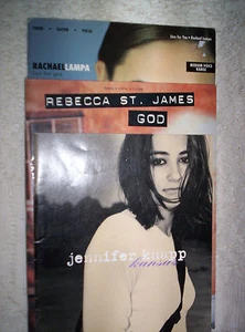 3 songbook lot Jennifer Knapp Kansas Rachael Lampa Live You Rebecca St James God - Picture 1 of 12