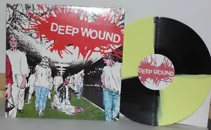 DEEP WOUND LP Yellow/Black Vinyl UK VG+ 2006 Damaged Goods J Mascis Lou Barlow - Picture 1 of 3