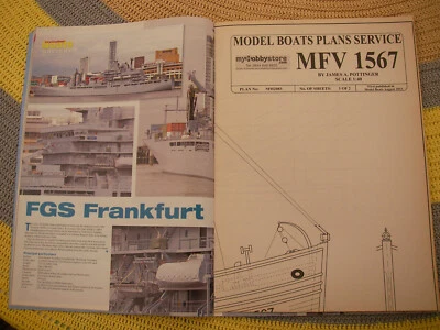 Modellboote Pläne von MFV1567 ein maßstabsgetreues Fischerboot orig. mag. August 2013 - Bild 1 von 4