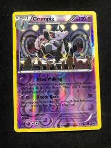 Pokemon 31/124 Grumpig Fates Collide Reverse Holo Rare - Picture 1 of 2