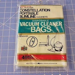 LOT OF 2 Pkgs/7 Bags Total Hoover Constellation Portable Slimline Vacuum Bags - Picture 1 of 2