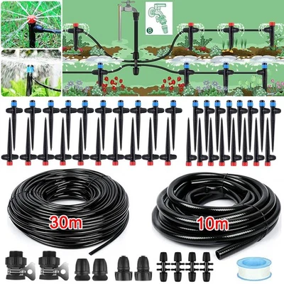 40M Micro Automatisch Bewässerungssystem Tropfschlauch Bewässerung Set Garten # - Bild 1 von 4