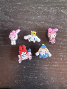 Crocs Shoe Charms x 5 bundle - Kuromi - Cute - Jibbitz - Picture 1 of 2