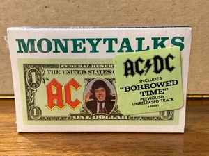 AC/DC Money Talks / Borrowed Time 1990 Cassette Singles Hype Sticker Sealed New - Picture 1 of 7