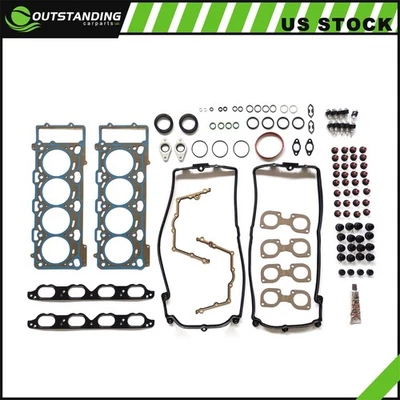 ✅Juego de juntas de culata para BMW 545i 645Ci 745i 745Li X5 4.4L V8 N62B44A Foto 1 de 4