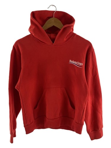 Felpa con cappuccio BALENCIAGA rossa