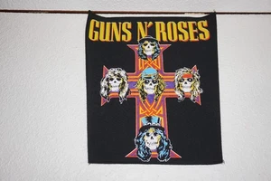 Vintage 90s Sew On Guns N Roses GnR Back Patch 14” x 12”  Appetite Destruction - Picture 1 of 1