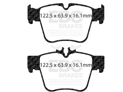 For 2016 Mercedes C450 AMG Brake Pad Set Rear EBC 91738SPDX Foto 1 de 4