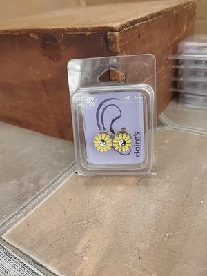 Pendientes Girasol 16G con Yin Yang Foto 1 de 2