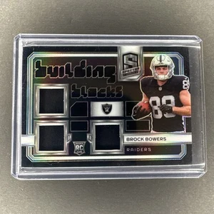 Bloques de construcción Brock Bowers 2024 Panini Spectra #BB-BBS #18/99 - Imagen 1 de 3