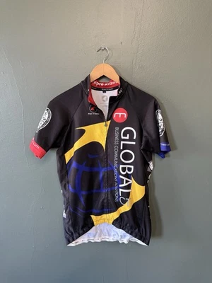 Camiseta deportiva de ciclismo Pactimo para hombre negra manga corta cremallera completa talla grande Tahoe Joes Foto 1 de 3