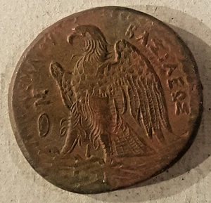 ANCIENT EGYPT: Ptolemy II Philadelphos, Æ Diobol, Alexandria, 282-246 BC - Picture 1 of 2