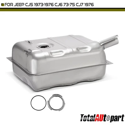 Tanque de combustible de 15 galones para Jeep CJ5 1973-1976 CJ6 1973-1975 CJ7 1976 Commando DJ5 Foto 1 de 4