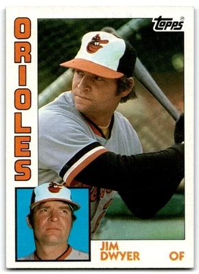 1984 Topps Jim Dwyer Baltimore Orioles #473 - Image 1 of 2