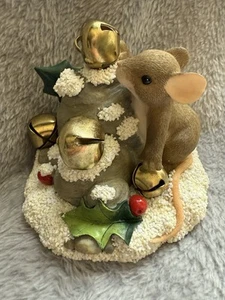 Charming Tails Jingle Bell Rock 87/132 Christmas Mouse No box - Picture 1 of 4