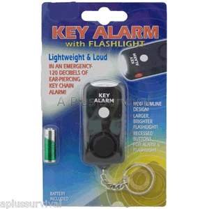 Schlüsselanhänger Alarm mit Licht 125db Stay Safe Seien Sie vorbereitet! - Bild 1 von 1