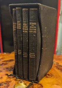 VTG Unity of Good / Science And Health Mary Baker Eddy (4) Book Set With Case - Picture 1 of 9
