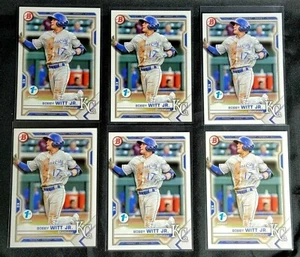 Bowman 2021 primera edición Bobby Witt Jr #BFE-1 (lote 6) - Imagen 1 de 2