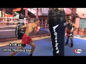 GENUINE Fairtex Muay Thai Kick Boxing K1 MMA Angle Heavy Bag HB12 UnFill - Picture 1 of 5