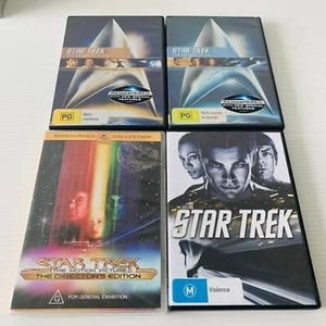 Star Trek Bundle Lot x 4 Directors Edition Voyage Home Wrath of Khan Rated PG - Picture 1 of 9