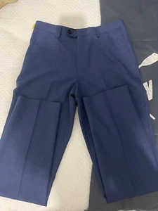 Boy's Lauren Ralph Lauren 18R / 29W Polyester, Rayon Blue Dress Pants Slacks - Picture 1 of 1