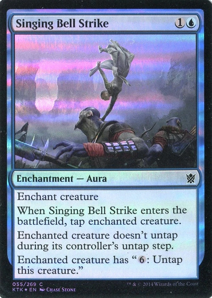 MTG - Khans of Tarkir - Singing Bell Strike - 2X - Foil - NM - Image 1 of 1