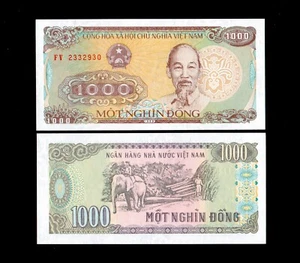 1988 Vietnam, 1000 Dong P-106 GEM UNC Free Shipping (a69) - Picture 1 of 1
