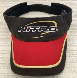 Nitro Barcos Pesca Parasol Sombrero Correa Ajustable Leyenda Negro Rojo Dorado - Imagen 1 de 8