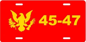 CUSTOM TRUMP 45-47 LICENSE PLATE SHOW PRIDE WITH THIS HAND MADE LICENSE PLATE - Picture 1 of 1