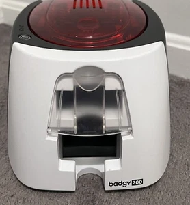 Evolis Badgy 200 Badge Printer Untested - Zdjęcie 1 z 12