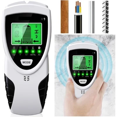 5-in-1 Intelligenter Bolzendetektor Wandscanner mit LCD-Display und Audioalarm - Bild 1 von 4