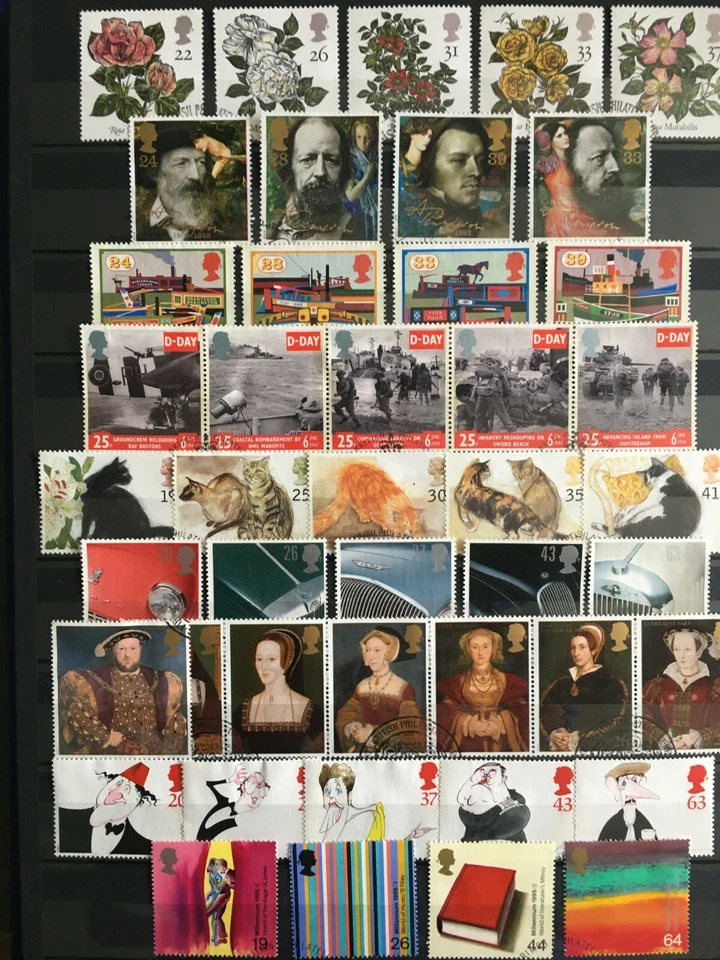 GB Stamps Commemoratives Fine Used Sets 1990 to 1999 - Multiple Set Listings - Image 1 of 1