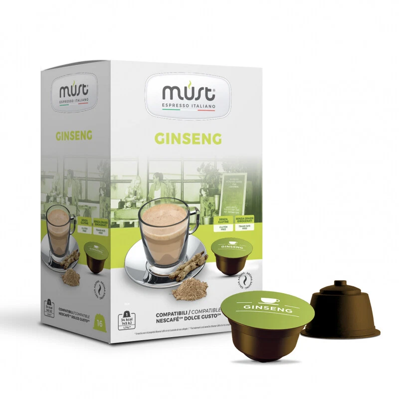 96 CAPSULE COMPATIBILI GINSENG COMPATIBILI MUST DOLCE GUSTO
