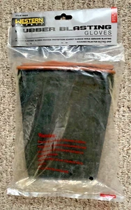 Rubber Blasting Work Gloves Roughed Palm Alkali & Acid Resistant WESTERN SAFETY - Picture 1 of 3