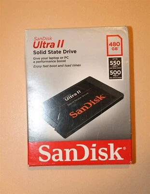 SanDisk Ultra II 480GB Solid State Drive (SDSSDHII-480G-G25) new - Image 1 of 2