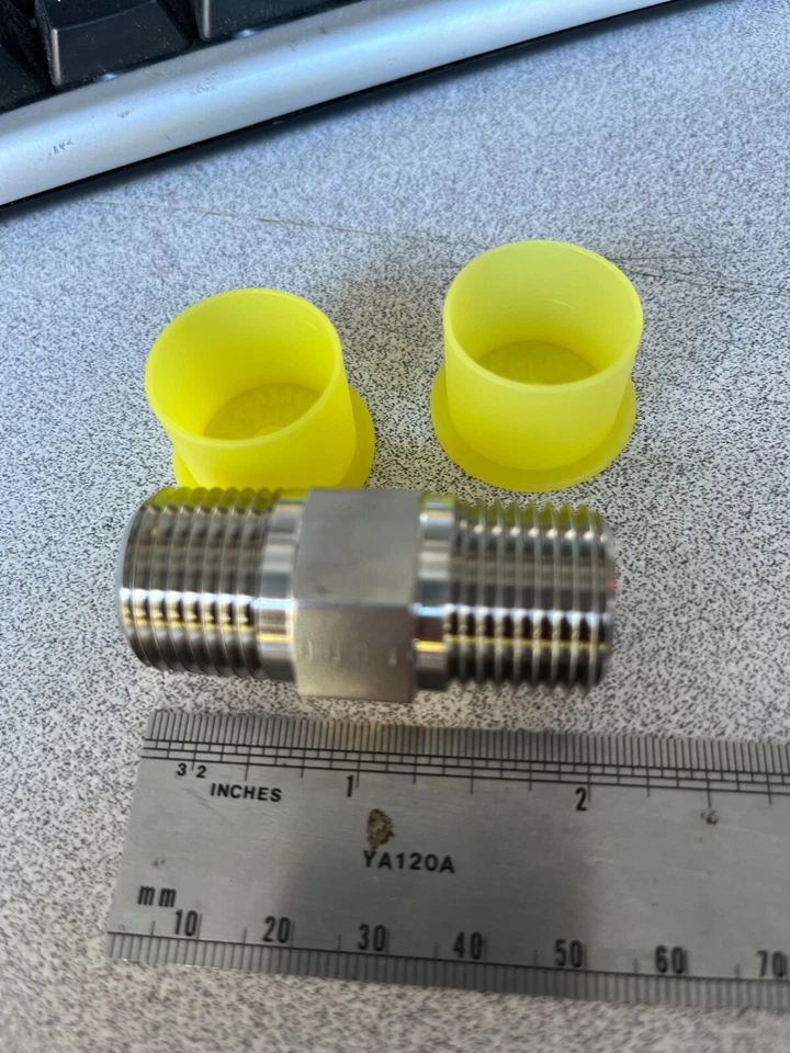 Parker Hannifin 1/2 X 2.00 FFF-SS pipe coupling +++++++++++++++++++++ - Image 1 of 1