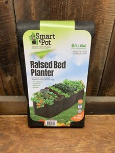 Smart Pot Durable Fabric Raised GardenbBed Planter 6 ft Long - Picture 1 of 8
