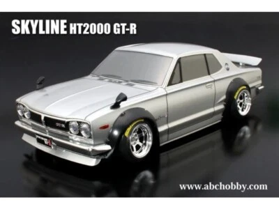 Nissan Skyline 2000 GTR Lexan 1/10 transparent + accessoires et peinture - Bild 1 von 4
