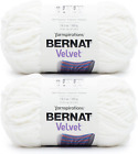 Bernat Velvet White Yarn - 2 Pack Of 300G/10.5Oz - Polyester - 5 Bulky - 315 Yar